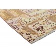 Modern Hand Knotted Wool Rust 3' x 10' Rug