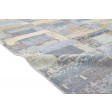 Modern Hand Knotted Wool Blue 8' x 10' Rug