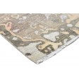 Modern Hand Knotted Wool Brown 3' x 5' Rug