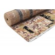 Modern Hand Knotted Wool Rust 3' x 10' Rug