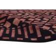 Modern Hand Tufted Wool Wine 5' x 8' Rug