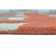 Modern Hand Tufted Wool Orange 5' x 8' Rug