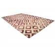 Modern Hand Tufted Wool Red 5' x 8' Rug