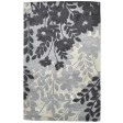 Modern Hand Tufted Wool Grey 5' x 8' Rug