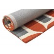 Modern Hand Tufted Wool Orange 4' x 6' Rug