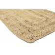 Modern Hand Woven Jute Beige 3' x 9' Rug