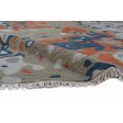 Modern Hand Knotted Wool Grey 6' x 9' Rug