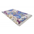 Modern Hand Knotted Wool Blue 3' x 5' Rug