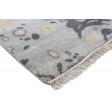 Modern Hand Knotted Wool Grey 3' x 5' Rug