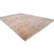 Modern Hand Knotted Wool Rust 6' x 9' Rug