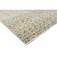Modern Hand Knotted Wool Sage 6' x 9' Rug