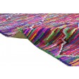 Modern Hand Woven Cotton Polyester Blend Multi Color 5' x 7' Rug