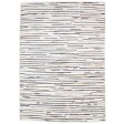 Modern Jacquard Loom Leather Sand 5' x 8' Rug