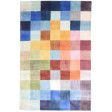 Modern Handloom Silk Colorful 4' x 6' Rug