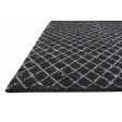 Modern Hand Woven Jute Black 5' x 7' Rug