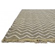 Modern Hand Woven Wool Brown 5' x 8' Rug