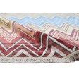 Modern Hand Knotted Silk Colorful 5' x 8' Rug