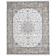 Traditional-Persian/Oriental Hand Knotted Wool Ivory 8' x 10' Rug