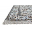Traditional-Persian/Oriental Hand Knotted Wool Off-White 6' x 9' Rug