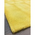 Handmade Woolen Shibori Gold Area Rug t-399 5x8