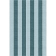 Handmade Light Blue Gray VSCF10CF04 Stripe Rugs 8'X10'
