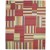 Modern Hand Tufted Wool Red 8' x 10' Rug