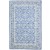 Modern Jacquard Loom Wool Silk Blend Blue 5' x 8' Rug