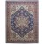 Traditional-Persian/Oriental Hand Knotted Wool Blue 9' x 11' Rug