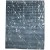 Modern Hand Knotted Wool Charcoal 9' x 12' Rug