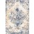 Downriver Blue / Parchment Ivory Silken Modern 8x10 Rug