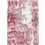 Hippie Red / Carrara ivory Silken Modern 5x8 Rug
