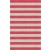 Handmade Silver Red HSTR-1005  Stripe Rugs 5' X 8'