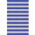 Handmade Silver Blue HSTR-1008  Stripe Rugs 5' X 8'