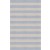 Handmade Silver Light Blue HSTR-1010  Stripe Rugs 9' X 12'