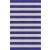 Handmade Silver Indigo HSTR-1011  Stripe Rugs 5' X 8'