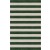 Handmade Silver Dark Green HSTR-1013  Stripe Rugs 5' X 8'