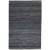 Modern Hand Knotted Wool Blue 4' x 5' Rug