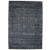 Modern Hand Knotted Wool Silk Blend Black 6' x 9' Rug