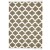 Modern Dhurrie Wool Brown 5' x 7' Rug