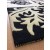 Handmade Wool Floral Ivory/ Black 5x8 lt1102 Area Rug