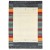 Modern Handloom Wool Beige 4' x 6' Rug