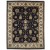Traditional-Persian/Oriental Hand Knotted Wool Black 8' x 9' Rug