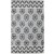 Modern Jacquard Loom Silk (Silkette) Grey 5' x 9' Rug