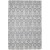 Modern Jacquard Loom Silk (Silkette) Grey 5' x 7' Rug