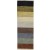 Modern Hand Knotted Wool / Silk (Silkette) Multi Color 3' x 9' Rug