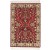 Traditional-Persian/Oriental Hand Knotted Wool Red 2' x 3' Rug