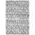 Modern Hand Knotted Wool Silk Blend Charcoal 5' x 8' Rug