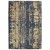 Modern Hand Knotted Wool Silk Blend Black 6' x 4' Rug