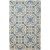 Modern Hand Tufted Wool Blue 5' x 8' Rug