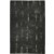 Modern Hand Tufted Wool Black 5' x 8' Rug